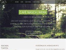 Tablet Screenshot of cafenaschwerk.de